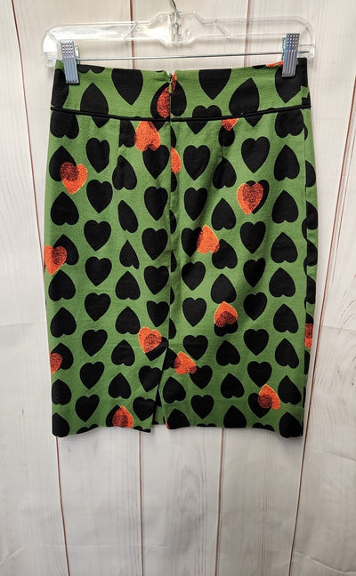 Maeve Anthropologie Women's Size 0 Green Skirt