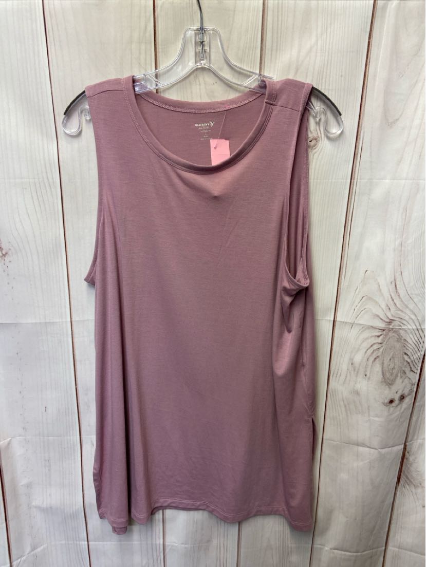 Old Navy Women's Size L Pink Sleeveless Top