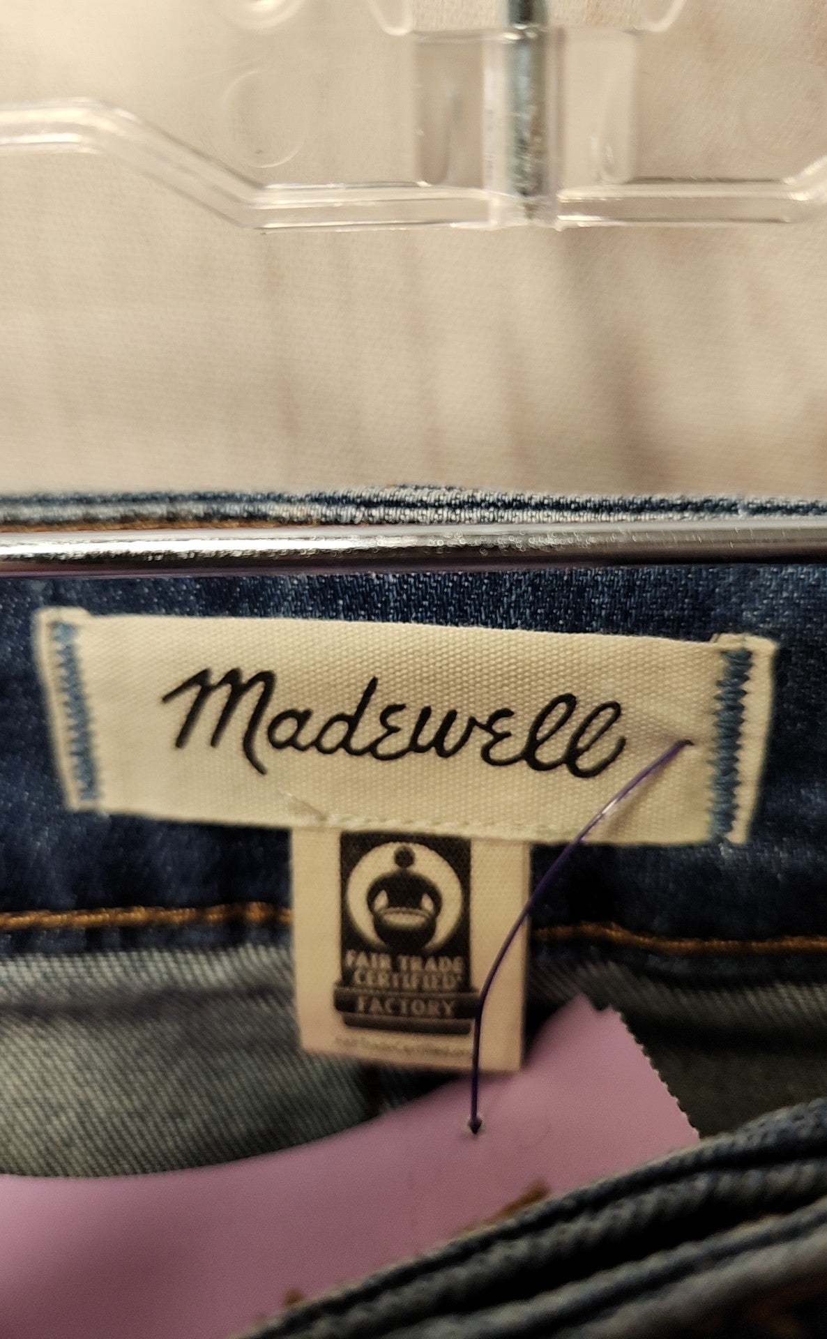 Madewell Women's Size 34 (18/1X) Blue Jeans Curvy Cali Demi-boot