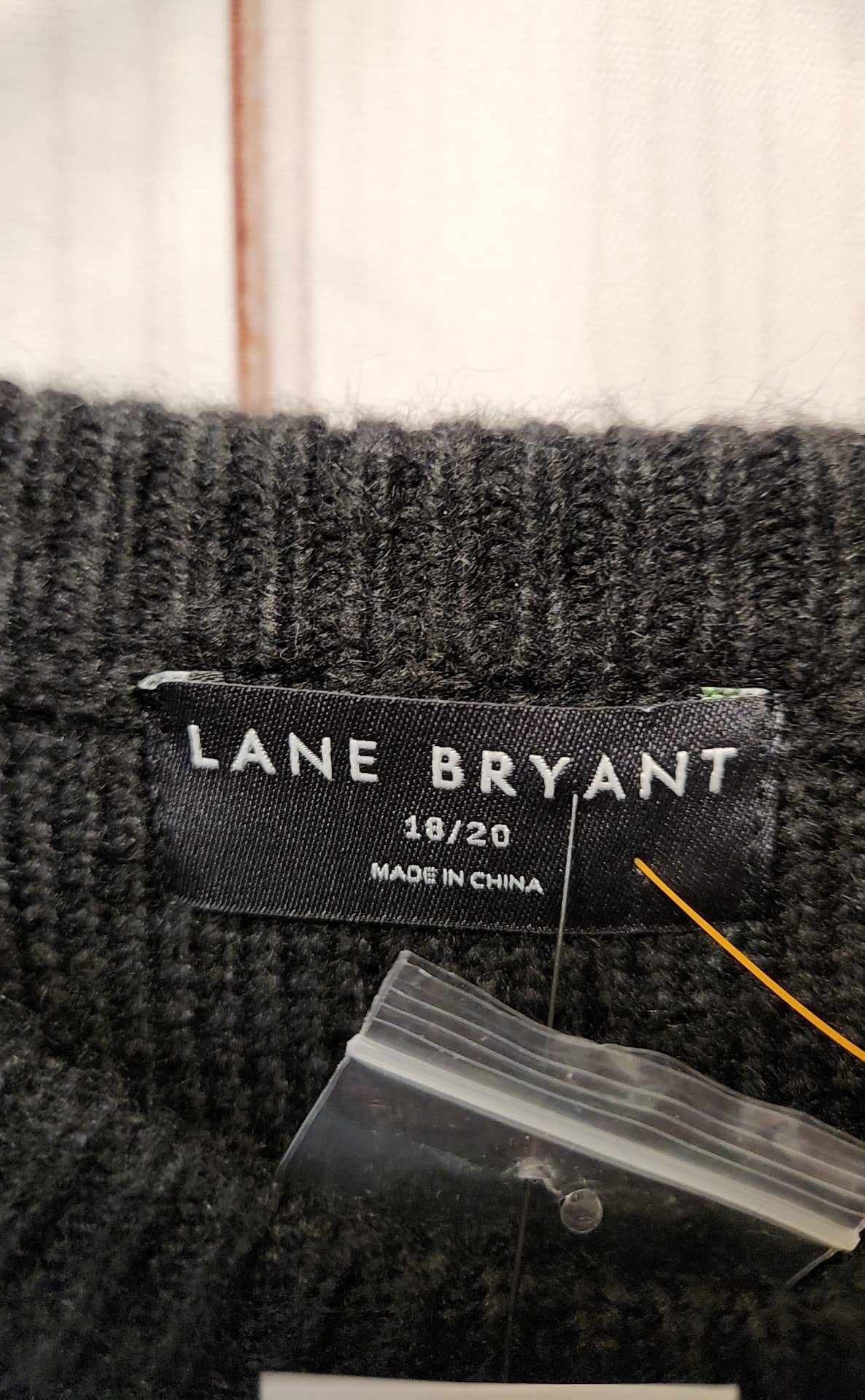 NWT Lane Bryant Women's Size 18/20 Black Knit Dress