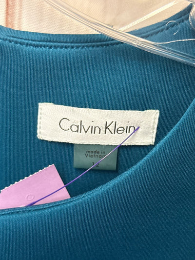 Calvin Klein Women's Size 12 Teal Dress