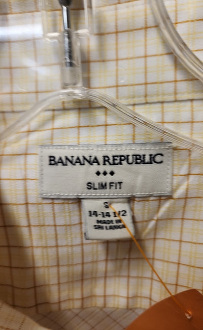 Banana Republic Men's Size S Yellow Shirt