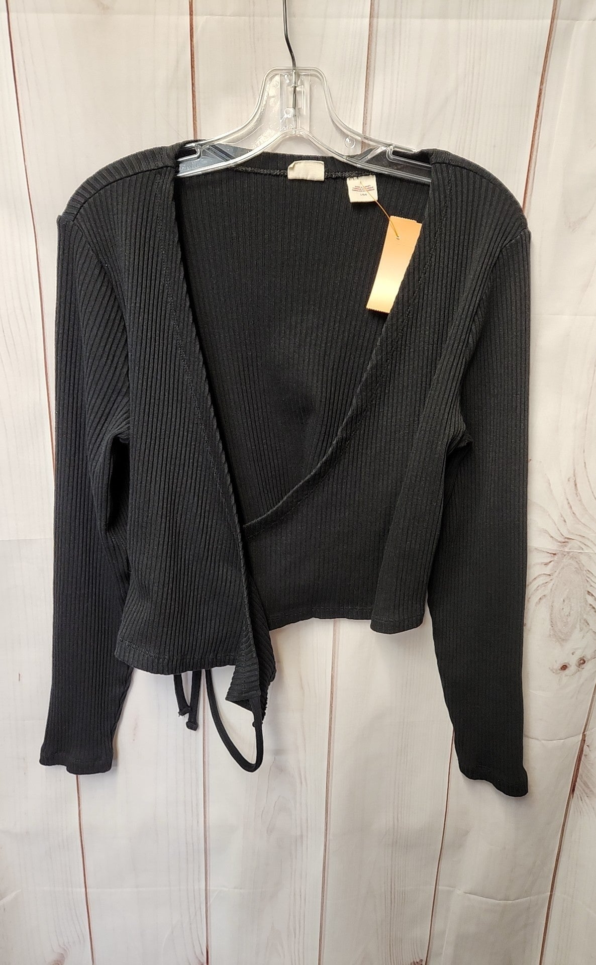 Levis Women's Size L Black Long Sleeve Top