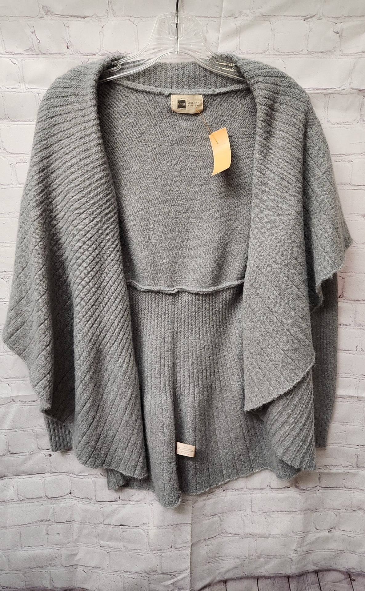 Look by M Anthropologie Women's Size One Size Gray Cardigan