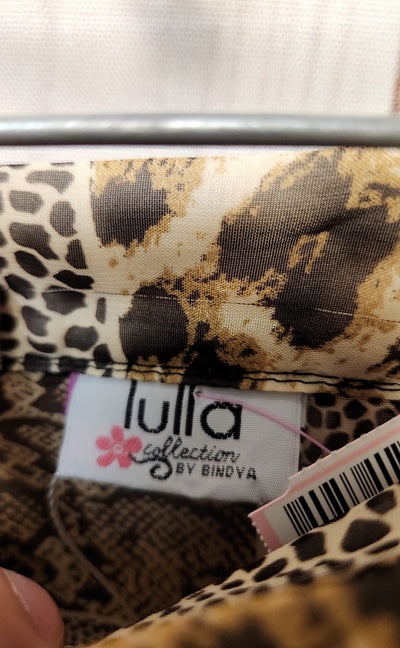 Lulla Women's Size One Size Brown Animal Print Sarong