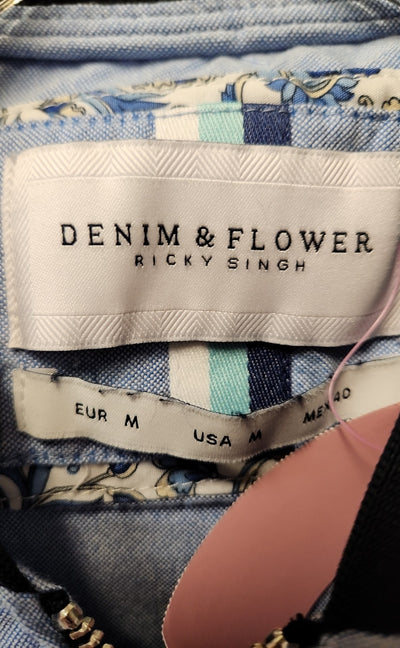 Denim & Flower Men's Size M Blue Jacket