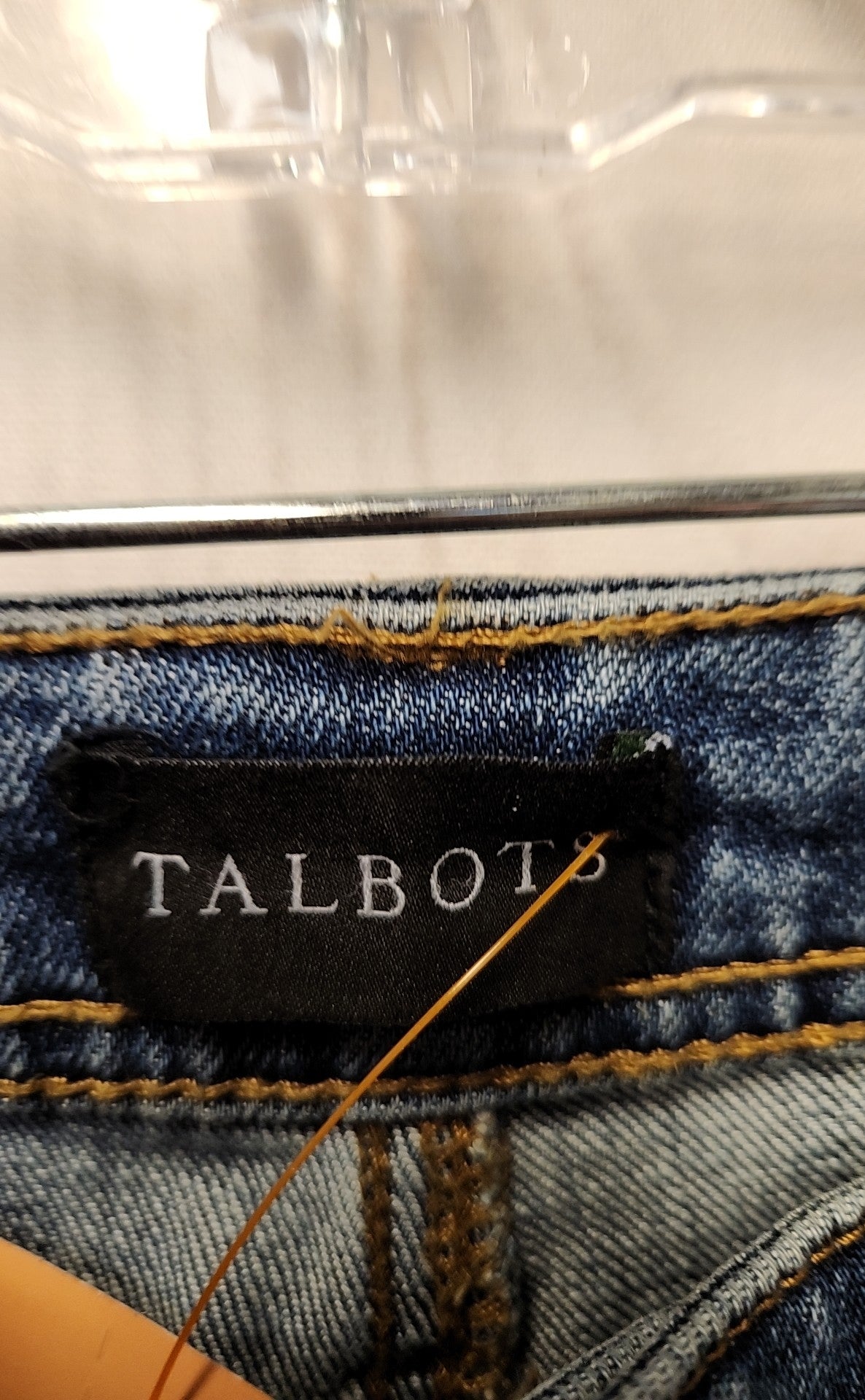 Talbots Women's Size 27 (3-4) Blue Jeans Stovepipe Jean