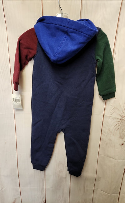 NWT Ralph Lauren Boy's Size 18 Months Navy Jumpsuit