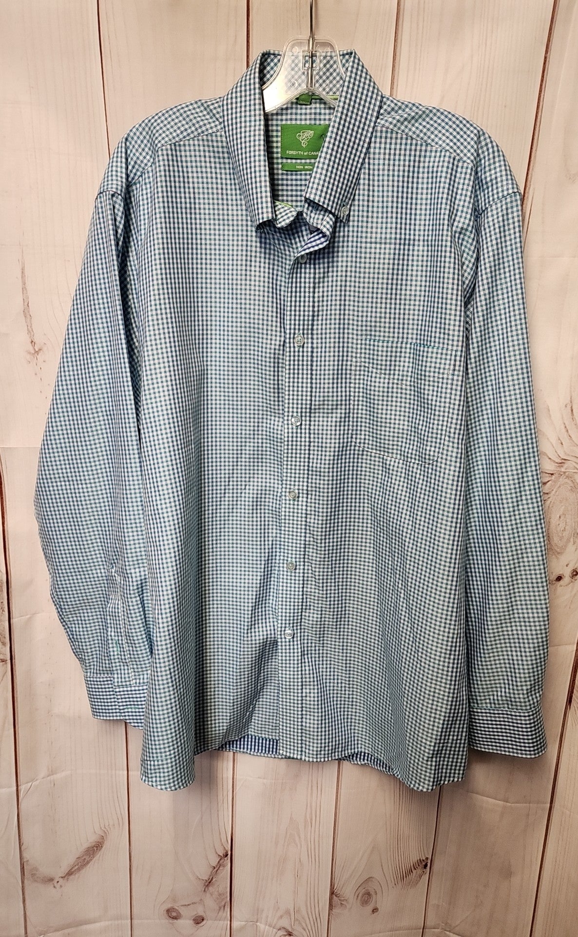 Forsyth of Canada Men's Size L Blue Shirt
