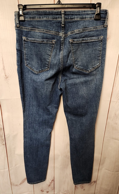 Old Navy Women's Size 30 (9-10) Blue Jeans High Rise Rockstar Super Skinny