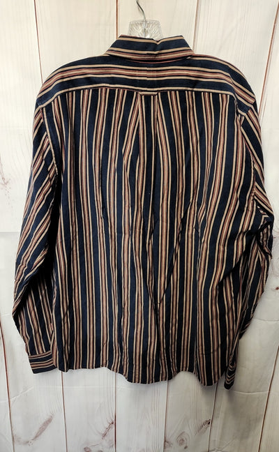 Todd Snyder New York Men's Size L Blue & Tan Shirt