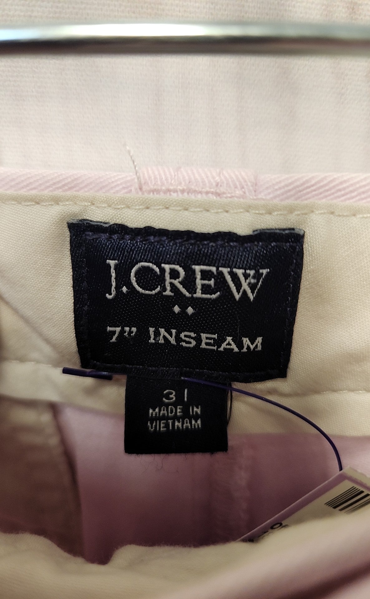 J Crew Men's Size 31 Pink Shorts 7" Inseam