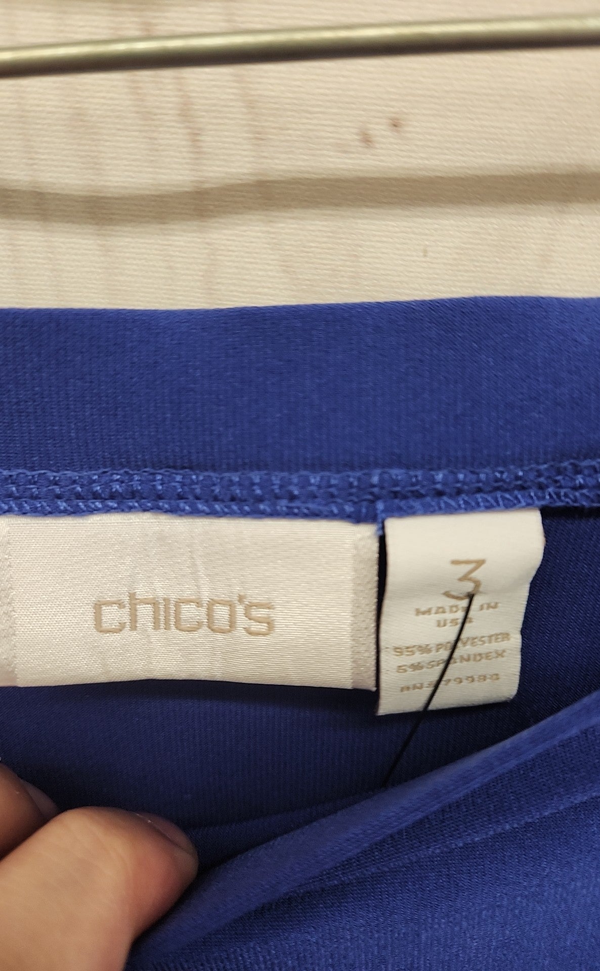 Chico's Women's Size 16 Blue Skirt