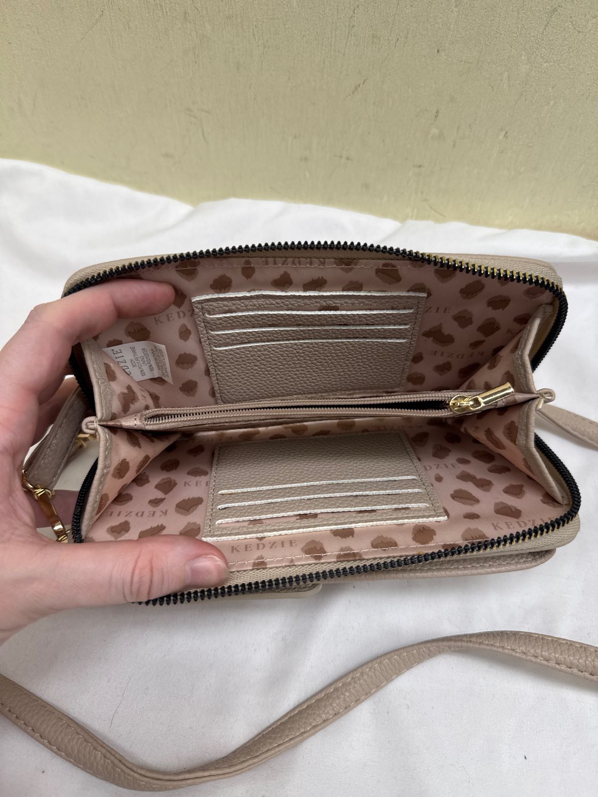 Kedzie Tan Crossbody Purse Bag