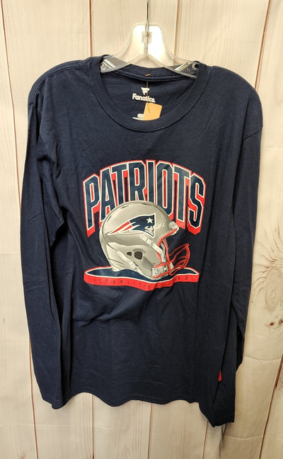 Patriots Men's Size L Navy Shirt