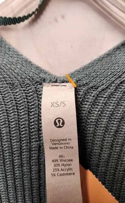 Lululemon Women's Size XS/S Green Cardigan