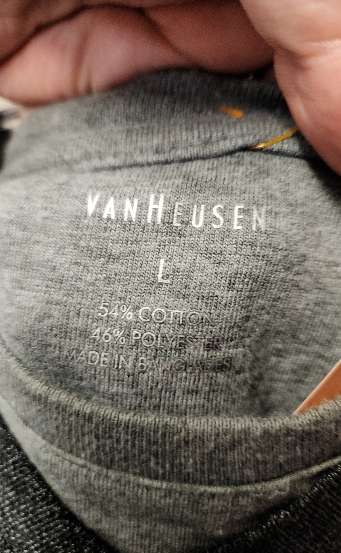 Van Heusen Men's Size L Gray Shirt