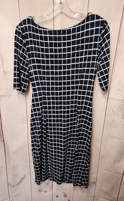 Connected Women's Size 8 Petite Navy Dress