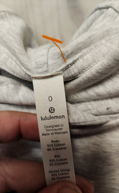 Lululemon Women's Size 0 Gray Hoodie