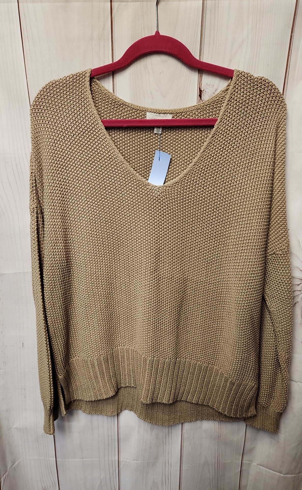 Lucky Brand Women's Size M Tan Sweater