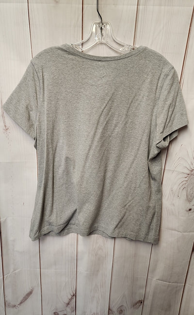 Zenergy - Chico's Women's Size 3 = US XL Gray Short Sleeve Top