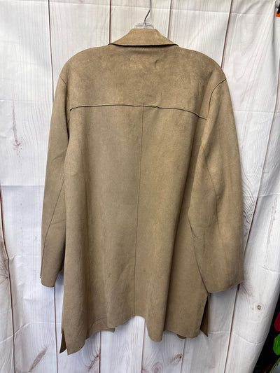 Chelsea & Theodore Women's Size 1X Brown Cardigan