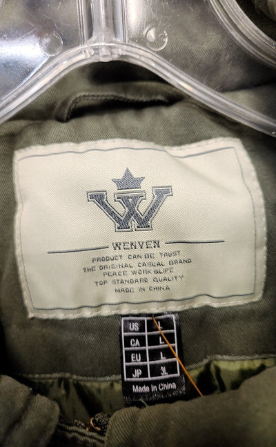 WenVen Women's Size L Green Jacket