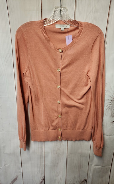 Loft Women's Size S Peach Cardigan