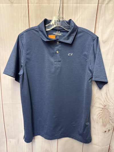 Vineyard Vines Boy's Size 12/14 Blue Shirt