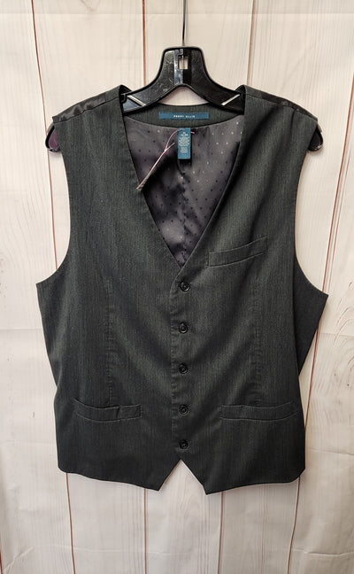 Perry Ellis Men's Size XL Gray Vest