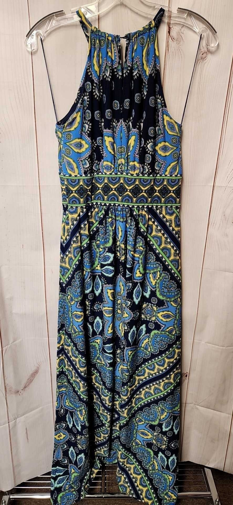 London Times Women's Size 6 Blue Dress