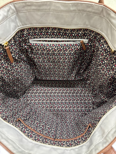 Vera Bradley Beige Tote Bag AS IS - marks