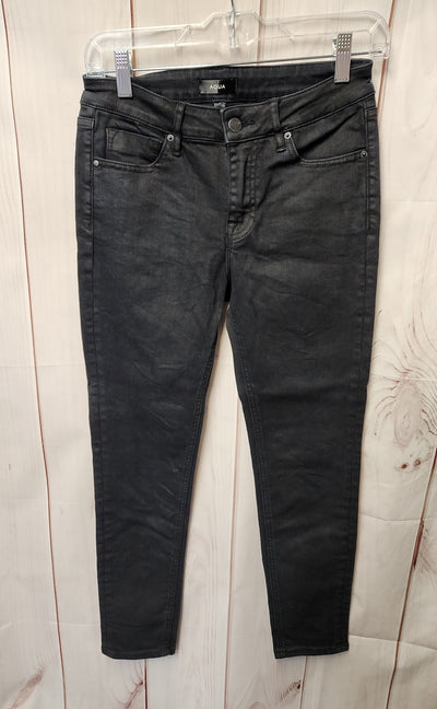 Aqua Women's Size 27 (3-4) Black Jeans