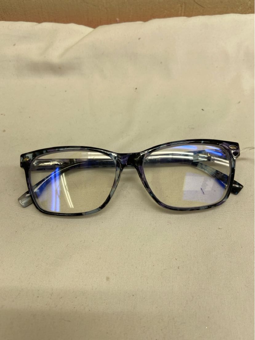 +2.25 Purple/Black Eyeglasses