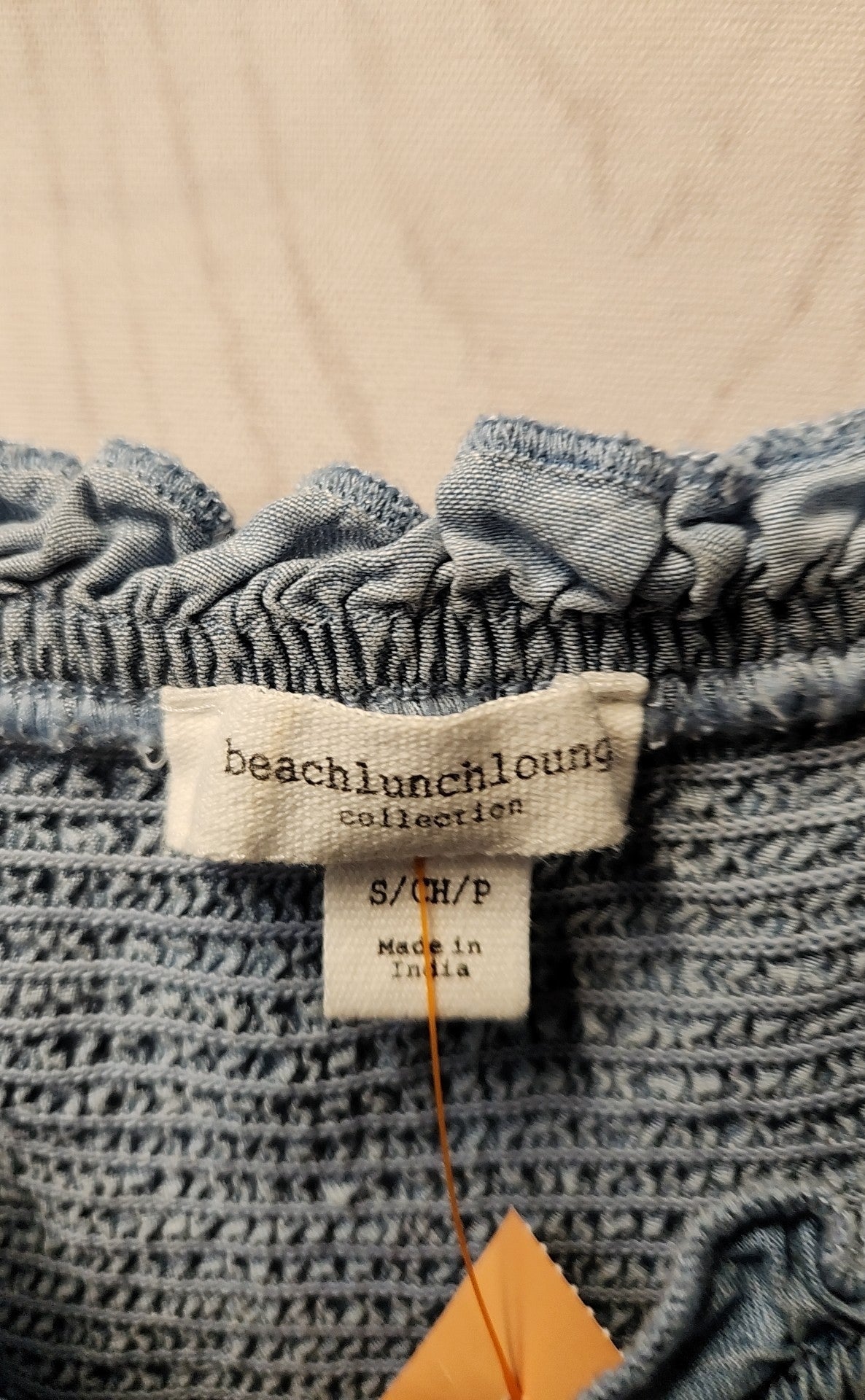 Beach Lunch Lounge Women's Size S Blue Dress