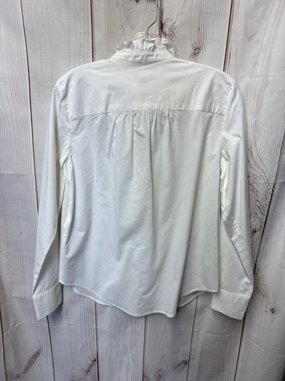 Ann Taylor Women's Size S White Long Sleeve Top