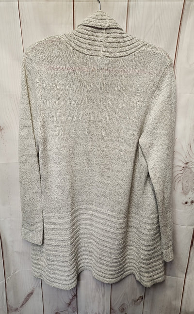 Fortune & Ivy Women's Size L Gray Cardigan