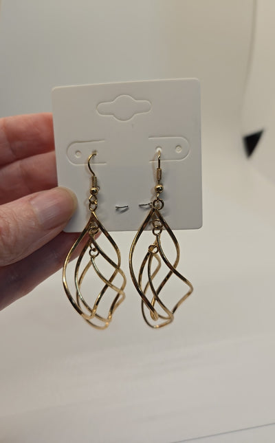 Gold Dangle Earrings
