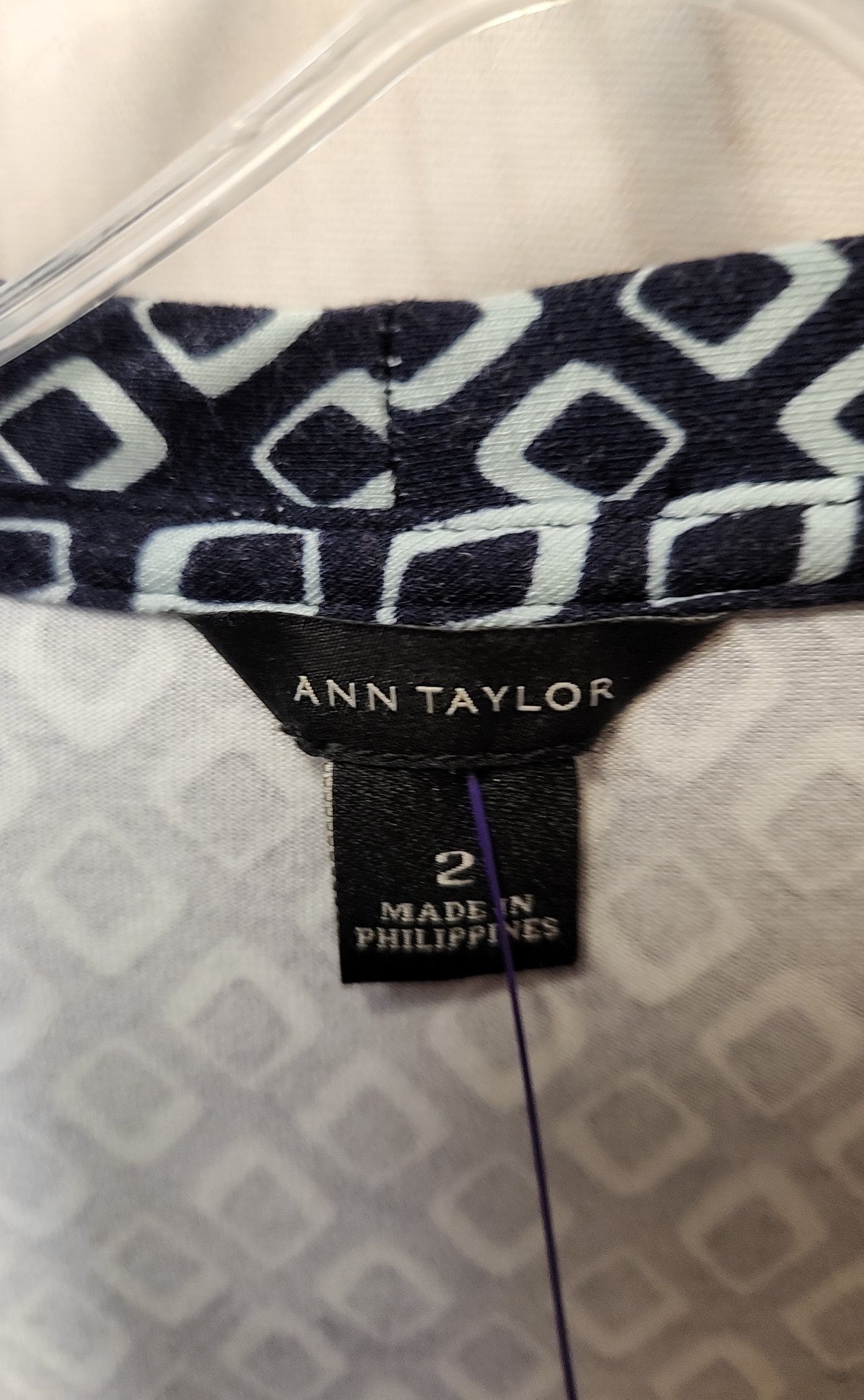 Ann Taylor Women's Size 2 Navy Dress