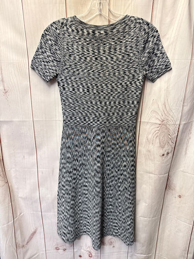Ann Taylor Women's Size XXS Petite White & Black Dress