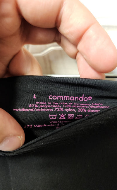 Commando Women's Size L Black Leggings