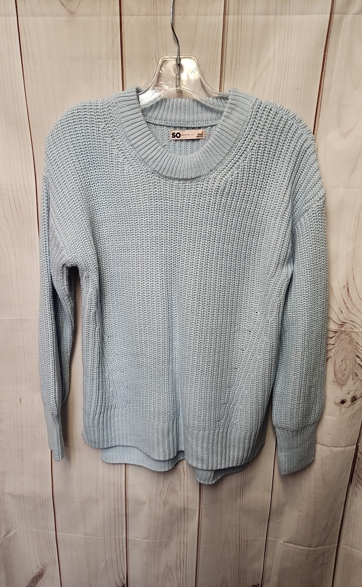 So Women's Size S Light Blue Sweater