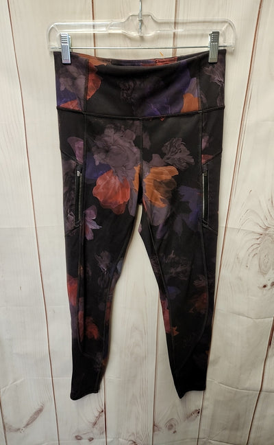 Athleta Women's Size S Purple Floral Leggings