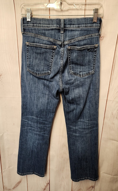 Ayr Women's Size 26S 26 Short (1-2) Blue Jeans High Rise Straight Leg Ankle