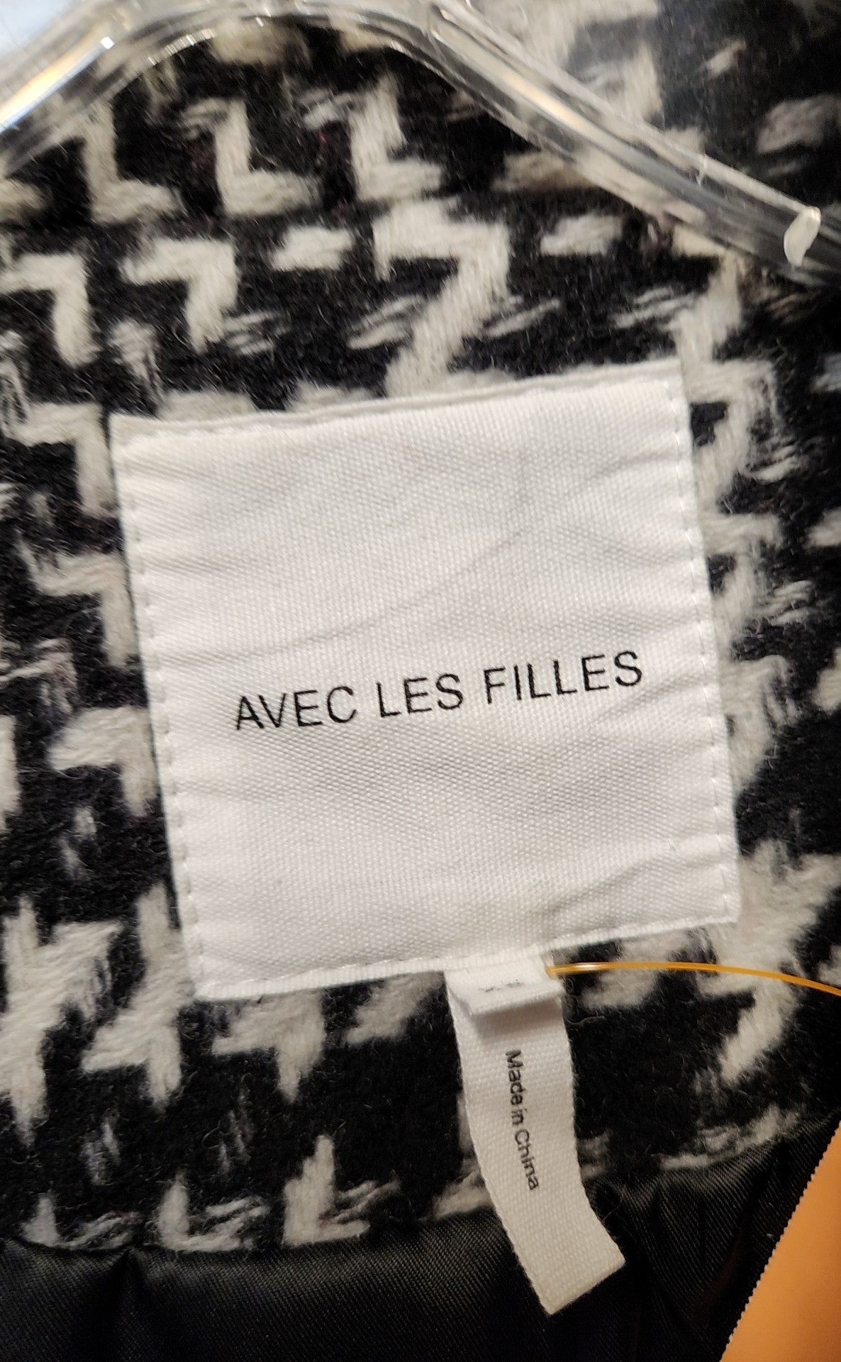 Avec Les Filles Women's Size XS White & Black Jacket