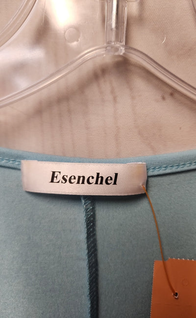 Esenchel Women's Size XL Light Blue 3/4 Sleeve Top