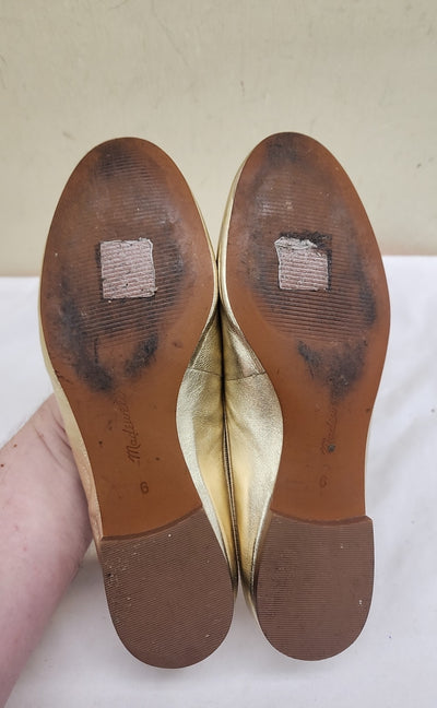 Madewell Women's Size 6 Gold Flats Shoes