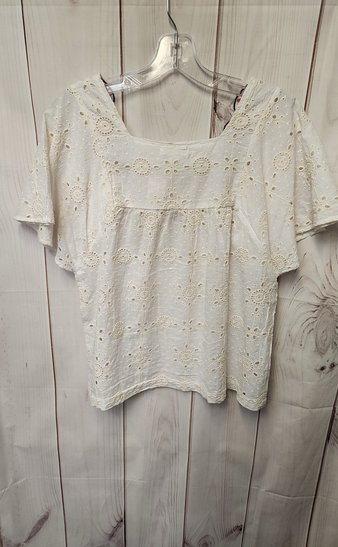 Thml Women's Size XS White Short Sleeve Top