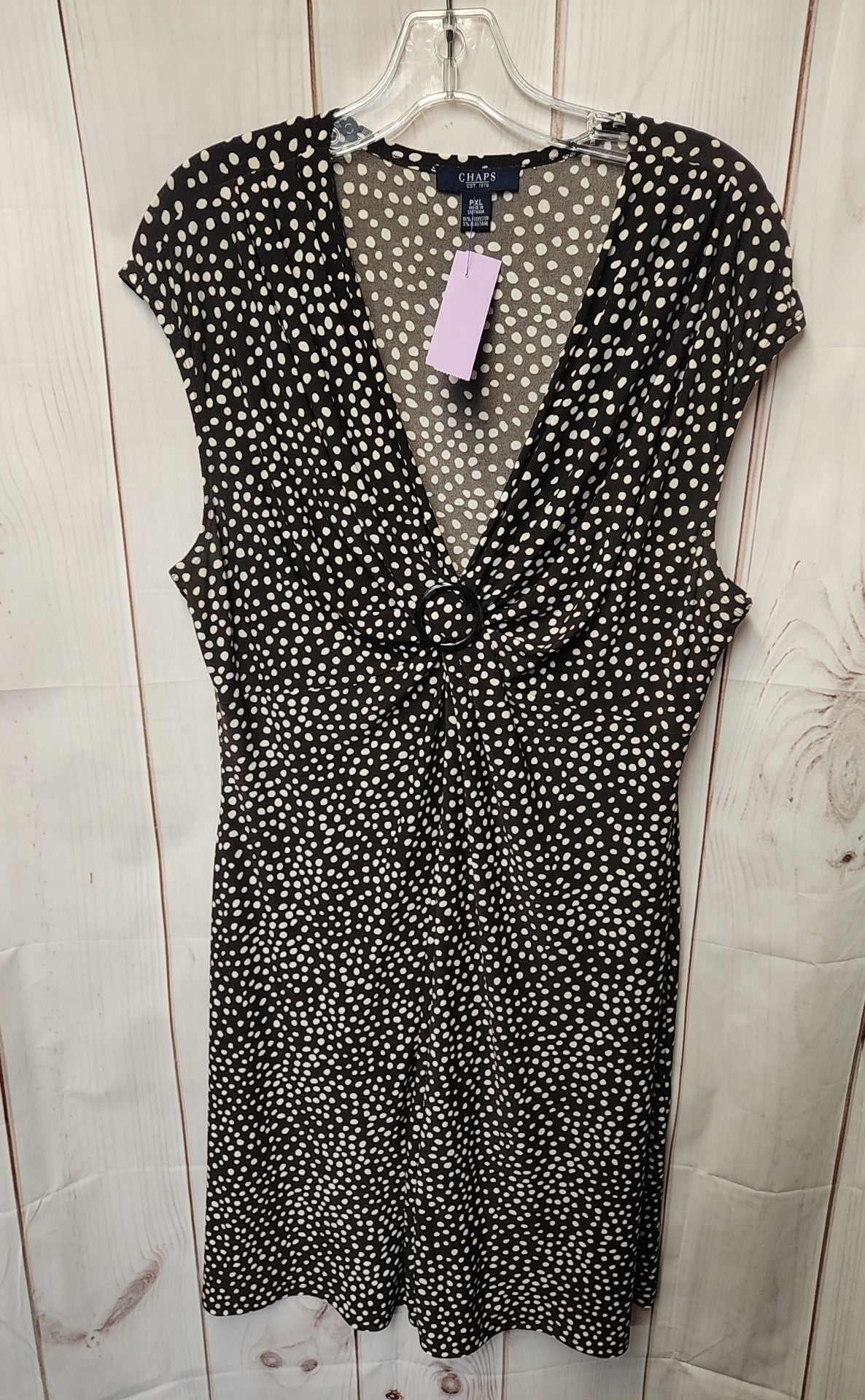 Chaps Women's Size XL Petite Brown Dress