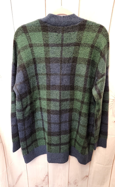 NWT Loft Women's Size L Green Cardigan
